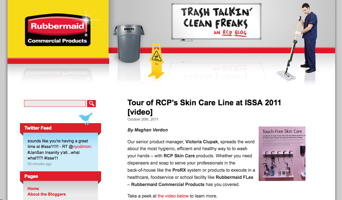 Tour of RCP's Skin Care Line at ISSA 2011