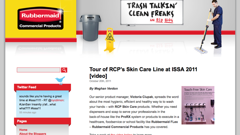 Tour of RCP's Skin Care Line at ISSA 2011