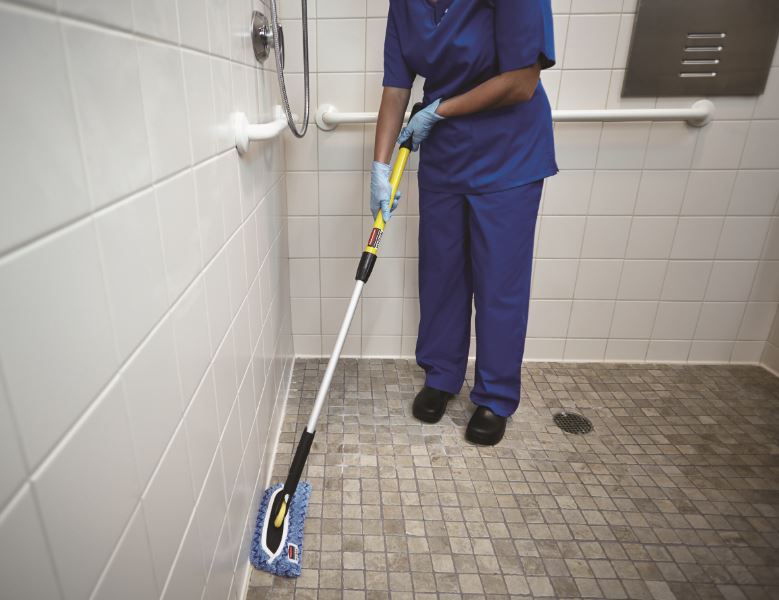 Bathroom Floor Cleaning