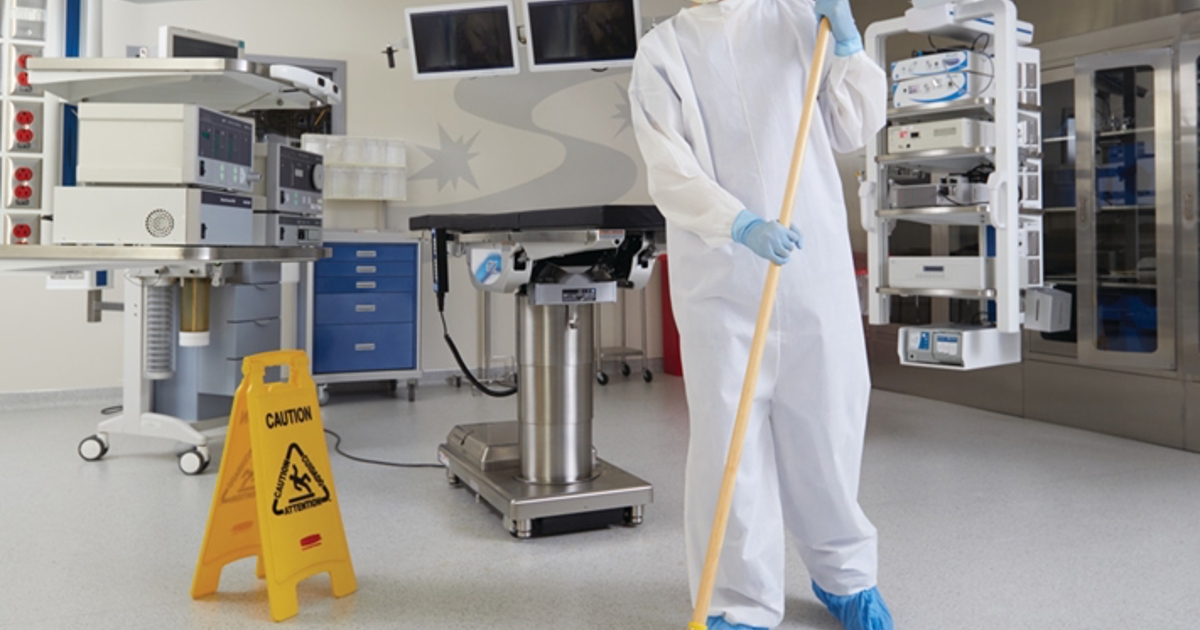 From floor to ceiling maintaining environmental hygiene