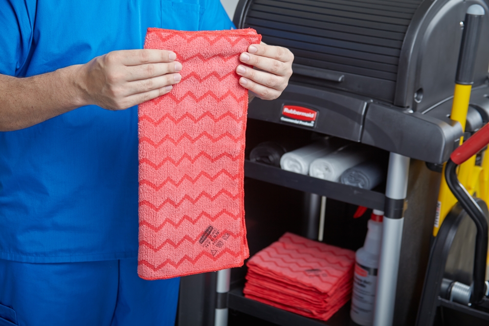 Hygen Red Microfibre Cloth