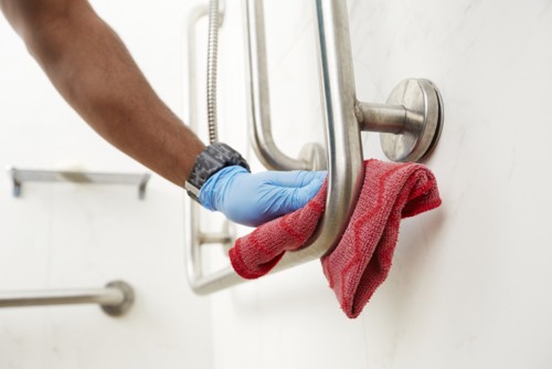 Microfibre Cloth in Bathroom