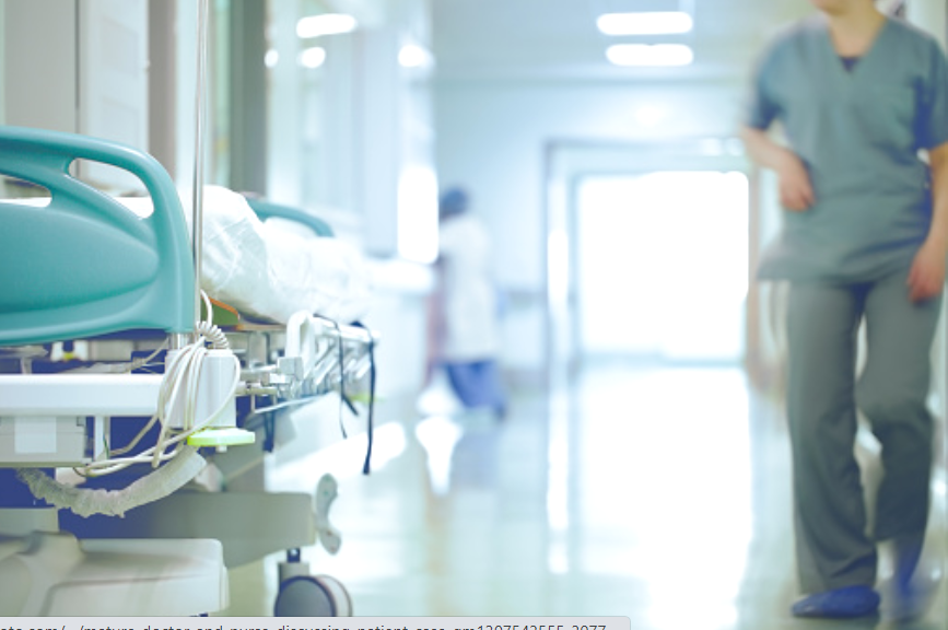 Hospital Bed and Staff