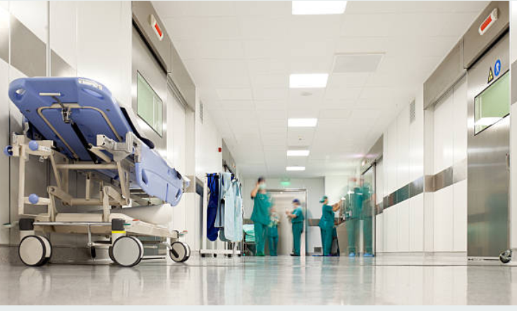 Hospital Corridor and Medical Personel