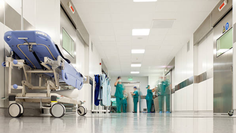Hospital Corridor and Medical Personel