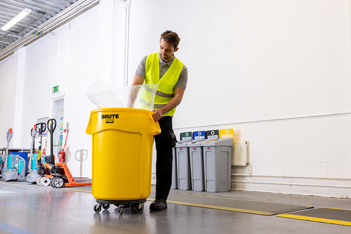 Yellow BRUTE® Bins