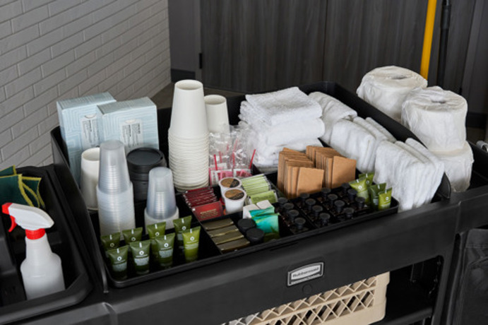 next generation Rubbermaid housekeeping carts