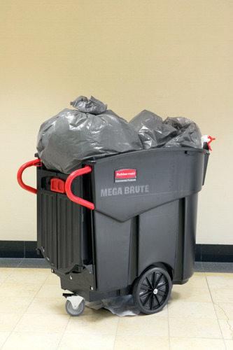 Rubbermaid BruteⓇ Mobile Waste Collector, built for durability with robust construction, backed by warranties